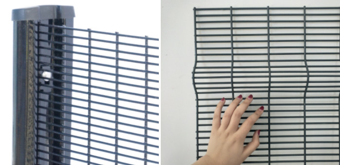 Clear Vu 358 Welded Mesh Security Fence Powder Coated Garden With Spike 2 X 2.5m