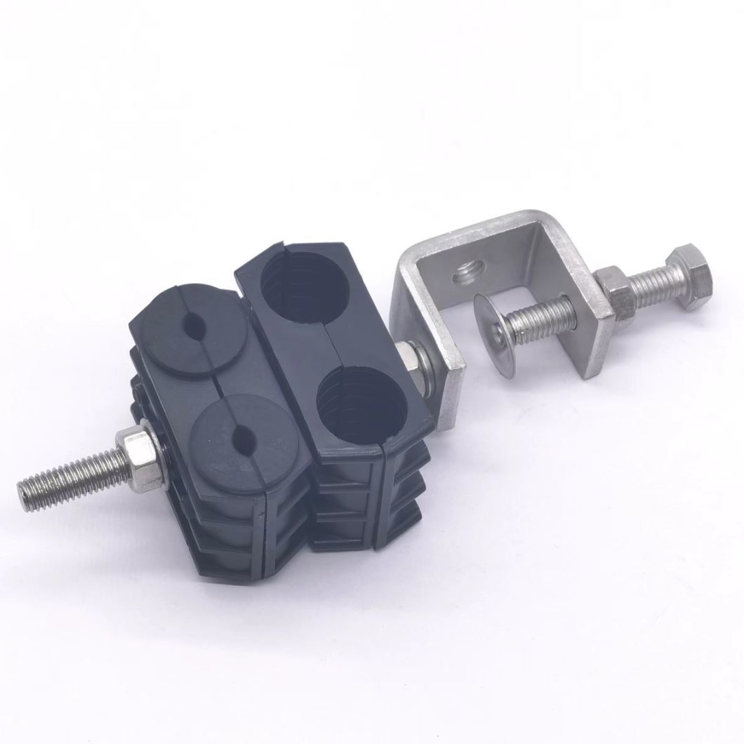 Combined Cable Clamp for Rru Fiber Optical Cable and DC Power Cable