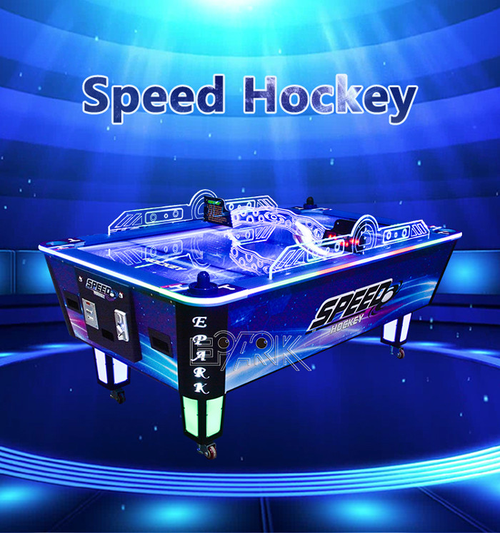 Coin Operated Indoor Sport Game Machine 8 MM Acrylic Material Speed Hockey Table
