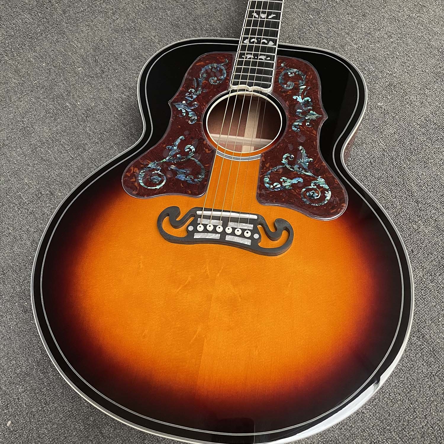 Custom Acoustic Guitar 43 inches SJ200 Custom 2015 Sj200 Bob Dylan Collector Edition Classic Acoustic Guitar Cocobolo Ba