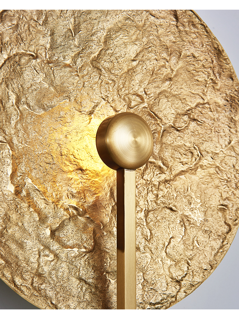 Simple post-modern bedside wall lamp full luxury hotel decoration villa corridor copper wall light(WH-OR-253)