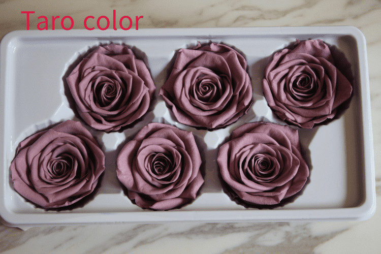 beautiful preserved rose flower A grade stabilized rose preserved long lasting eternal rose 4-5cm