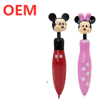 Personalized Eco-friendly cartoon characters plastic ball point pen