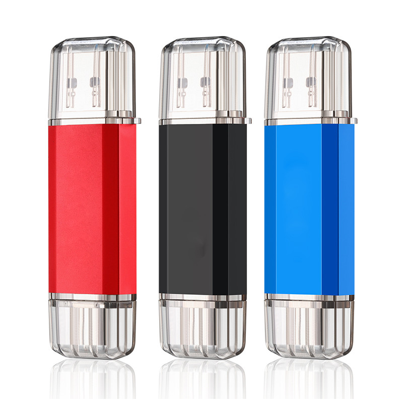 2.0 3.0 Metal Usb Stick Otg Android 256GB 512GB 30MB/S Print Logo