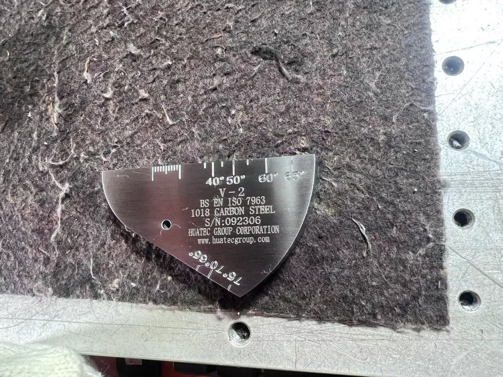 IIW V2 Ultrasonic Inspection Calibration Test Block