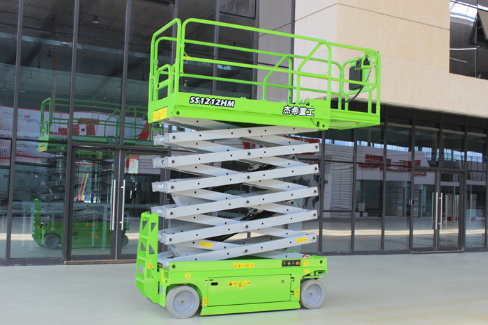 Automotive Hydraulic Scissor Lift Aerial Working Platform Equipment