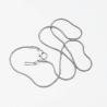 Buy cheap Wish Pearl Silver Plating Copper Snake Chain DIY Jewelry Necklace from wholesalers