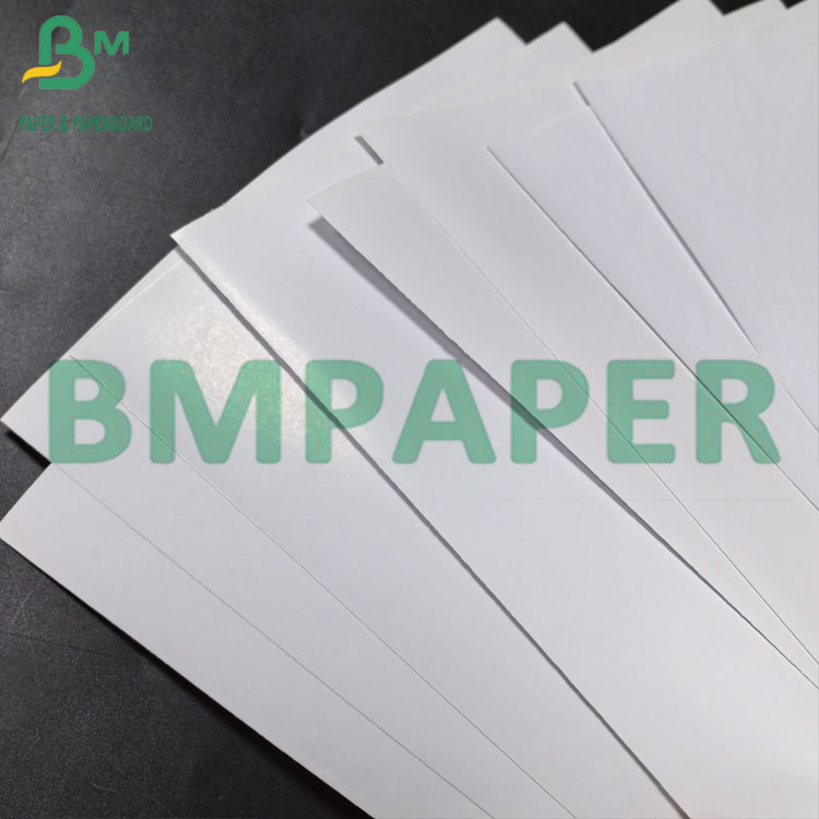 80um White Adhesive PP Sticker With 80g Liner Glossy Paper For Laser Printing