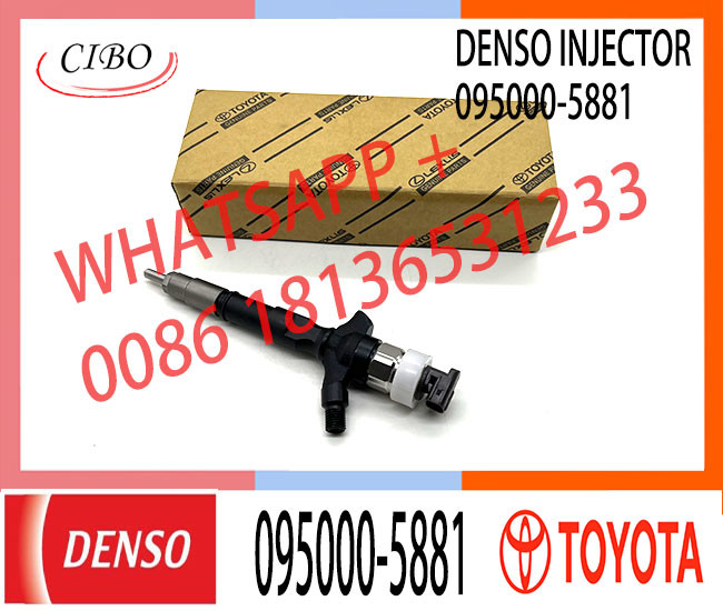 diesel engine parts 23670-30050 nozzle injector 095000-5881 HILUX 1KD 2KD sprayer diesel engine injection