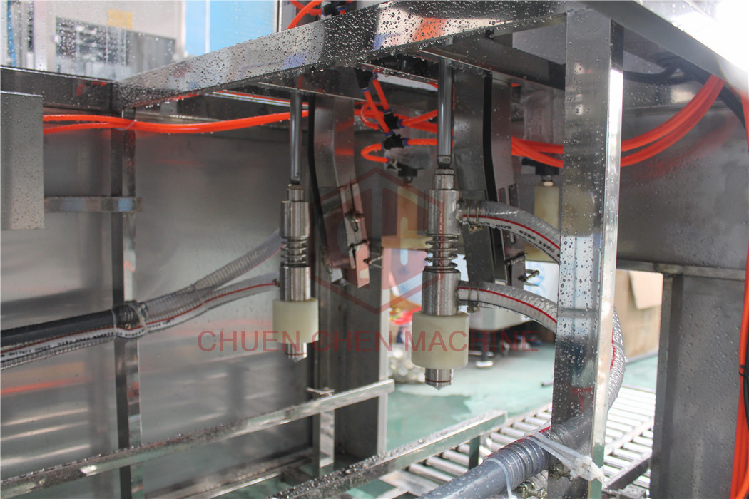 Aseptic Pure Water Bottle Filling Machine 3 In 1 Monoblock Linear Type