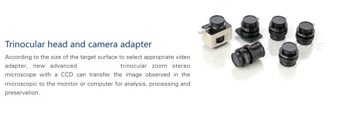 Bright Field Light Zoom Gem Stereo Microscope With 100mm Working Distance