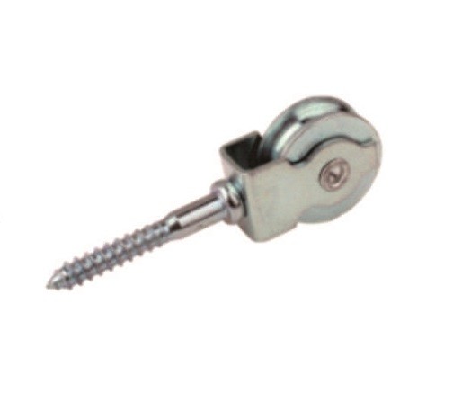White Wire Rope Pulley Outdoor Metal Iron Pulley