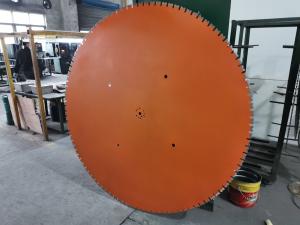 Buy cheap 1800mm 72 Inch Big Reinforced Concrete Wall Cutting Saw Depth Of Cut Up To 83cm product
