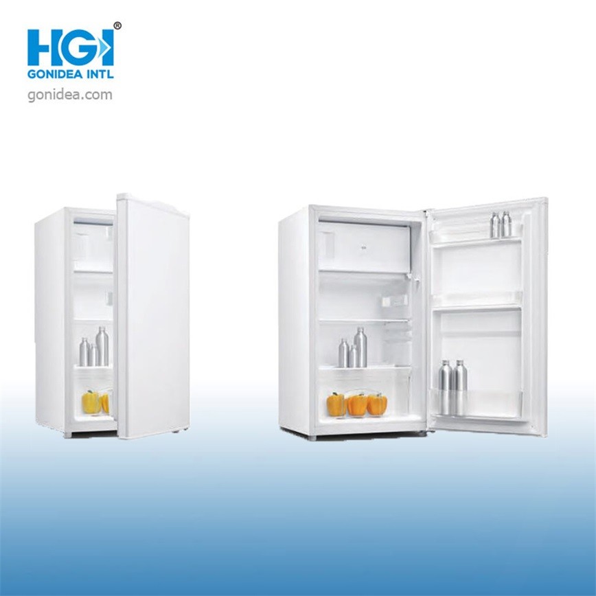 Home Stylish Interior LED Light Frost Free Freezer Refrigerator Mini