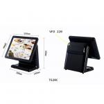 2 * 20 VFD Display Restaurant Point Of Sale , Plastic Housing Retail Pos System