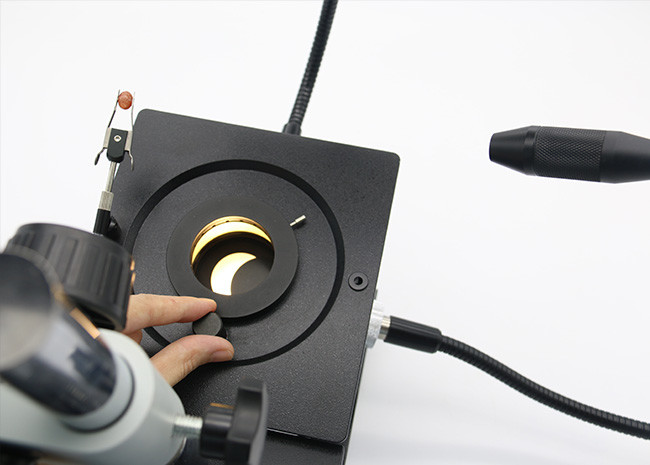 Mature optical design Generation 1st Swing arm type Gem Microscope R1A-15