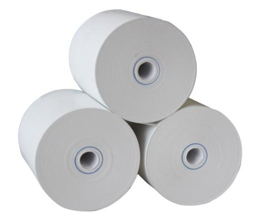 Automatic coreless thermal pos paper slitting rewinding machine