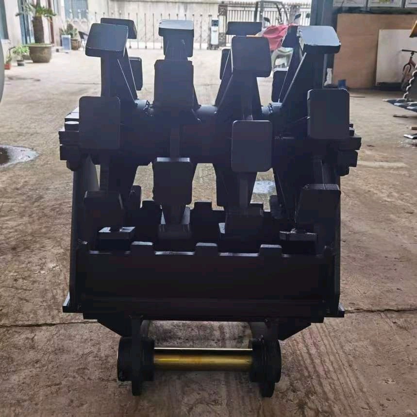 High Stability Excavator Compactor Wheel Road Compaction Roller