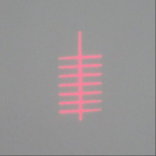 635nm 5mW 100mw Laser Diode Module 7 Horizontal And 1 Vertical For Shoe Machine Textile Machine