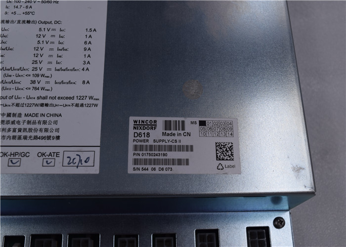 Durable Wincor ATM Parts Cineo C4060 Main Power Supply 1750243190 01750243190