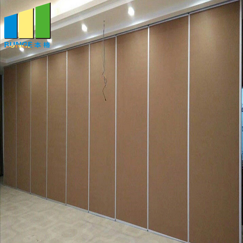 Banquet Hall Movable Sound Proof Partitions Floor To Ceiling Folding Partition Walls