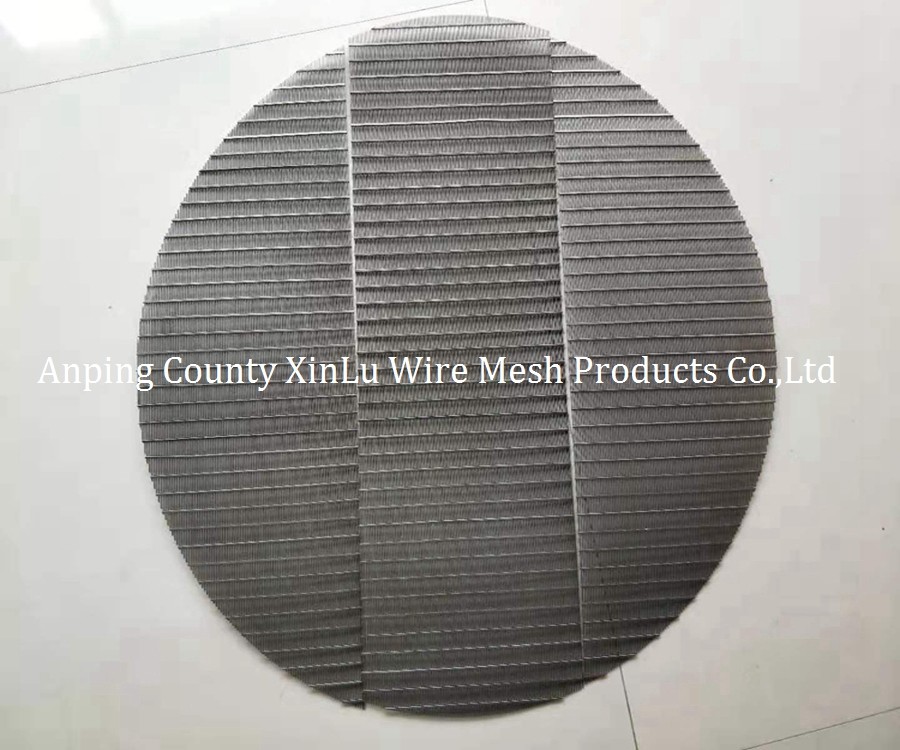 Wedge Wire Wrapped Flat Panel Johnson Screen Mesh for Filtration in Petrochemical Industry