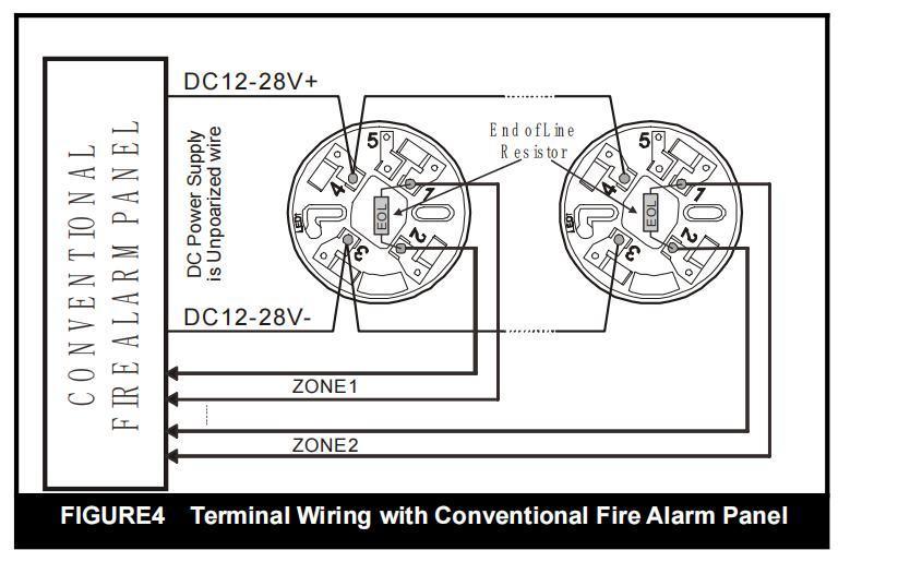 Ultroviolet Flame Detector with Relay Output for Fire Alarm System