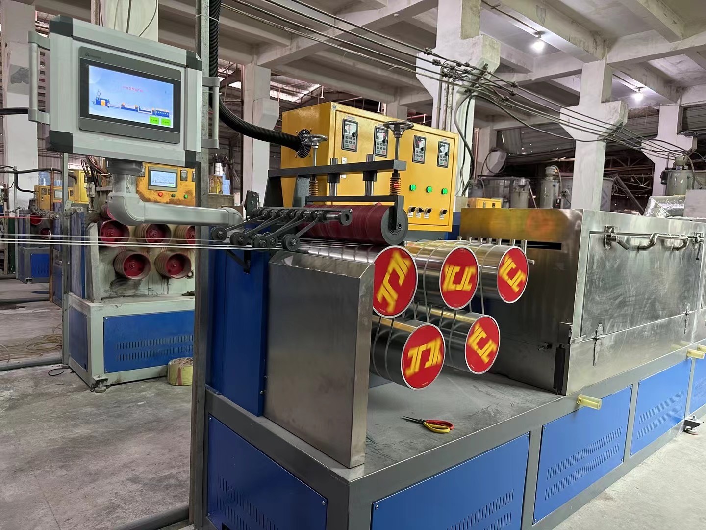 PLC Control Easy Operation High Capacity PP Flexible Strapping Equipment/Flexible Strapping Production Line