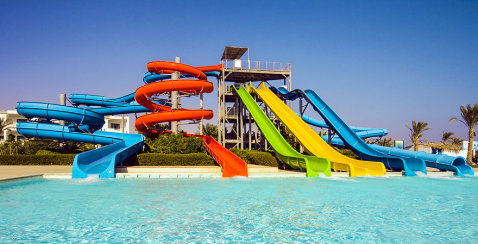 Water Park Swimming Pool Attraction Kids Play Fiberglass Water Slide