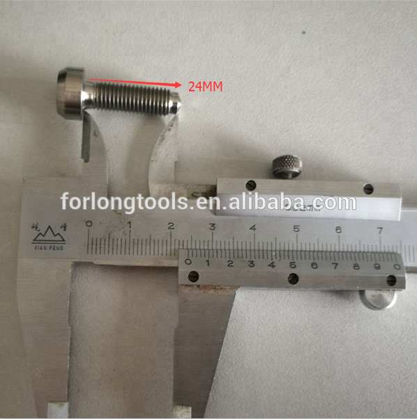 DIN Standard Titanium Finish M7*24MM Bolt and Perfect for TITANIUM SPLIT RIM WHEEL Ready to Ship