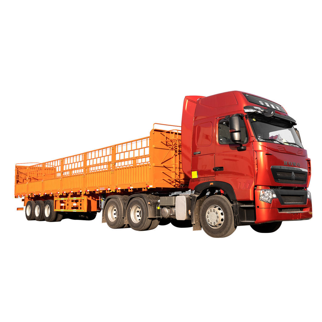 ABS Anti Lock Braking System Semi Trailer For Heavy Duty Fence Warehouse Truck
