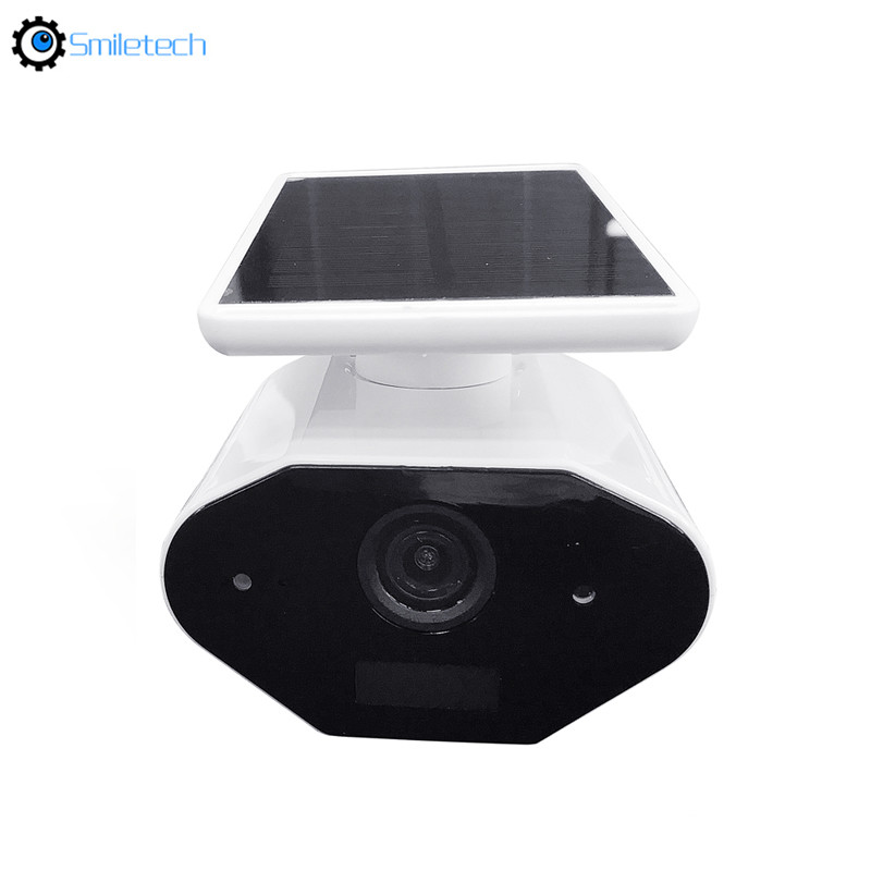 Waterproof TUYA 1080P Bullet Camera Outdoor 2MP PIR Motion Detection Low Power consumption solar Powered WIFI camera