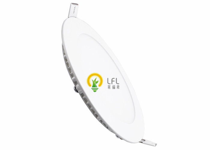Round Recessed LED Slim Panel With Cool Light Thickness 4mm Mitsubishi Material