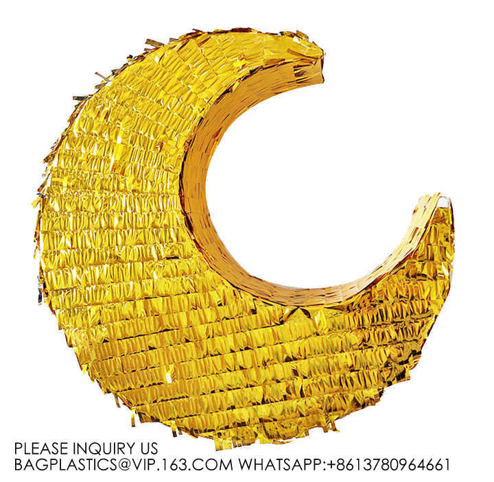 Gold Moon Pinata For Kids Children'S Birthday Party Pinatas Decoration Happy Birthday Party Supplies