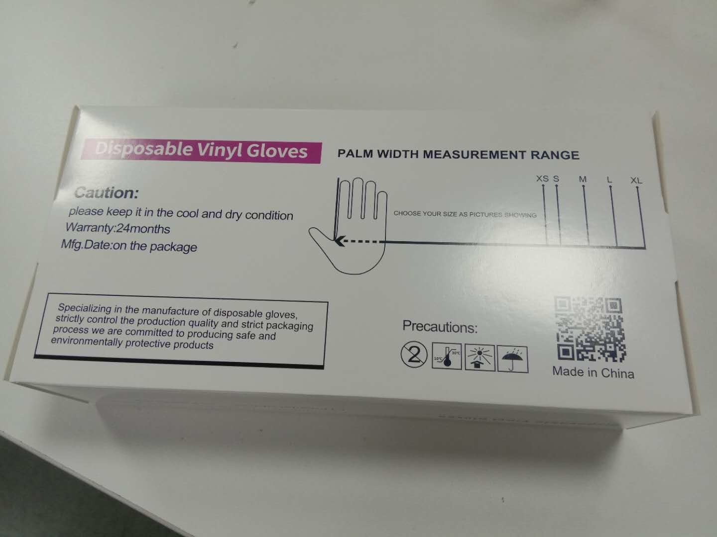 Multifunctional Powder Free Vinyl Disposable Plastic Gloves