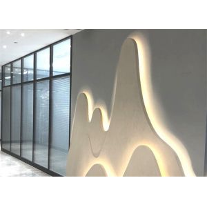 External Operable Office Glass Partition Walls With 80mm Thickness