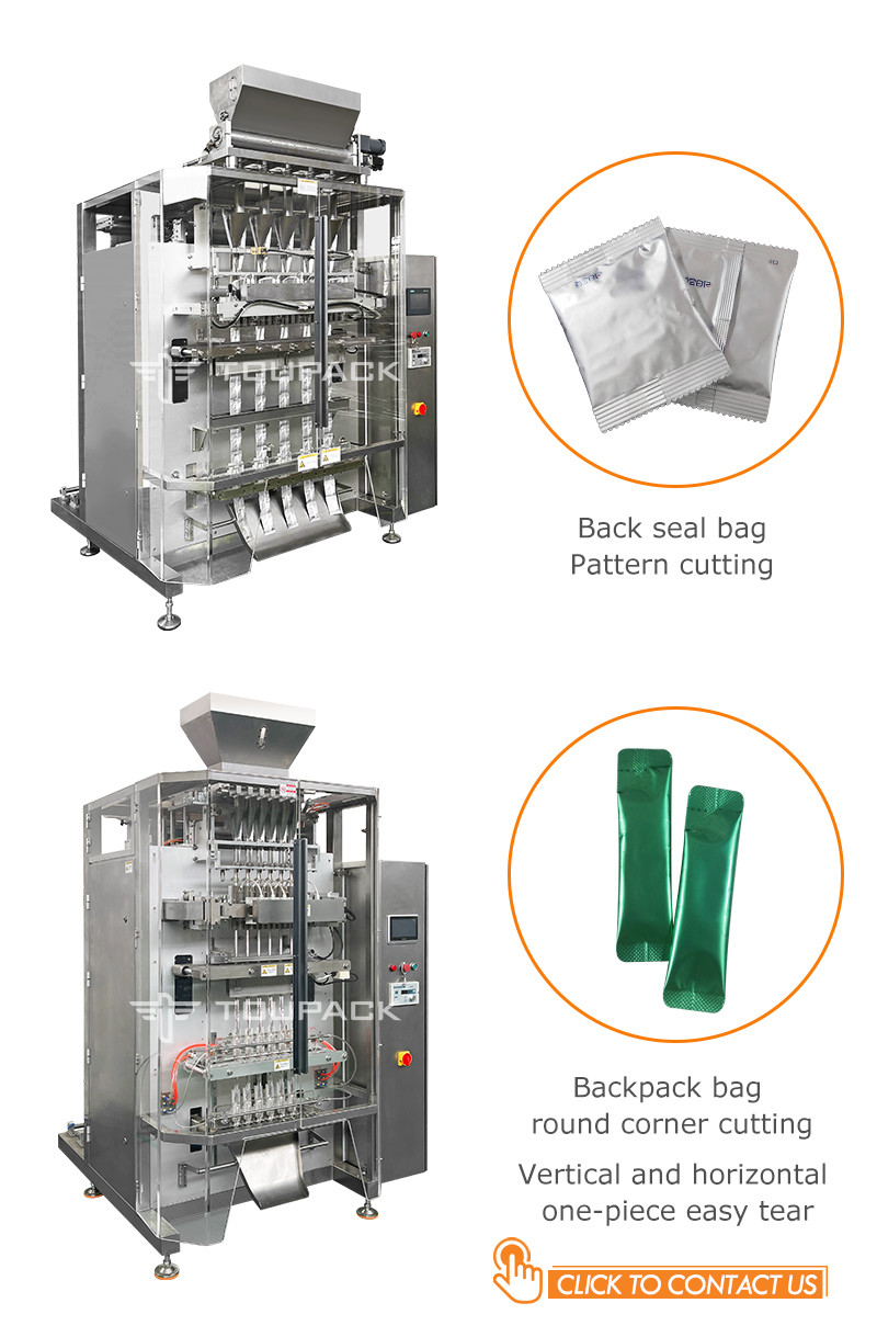 Coffee Powder Sugar Honey Multi Lane Packing Machine High Speed Sachet Packing Machine