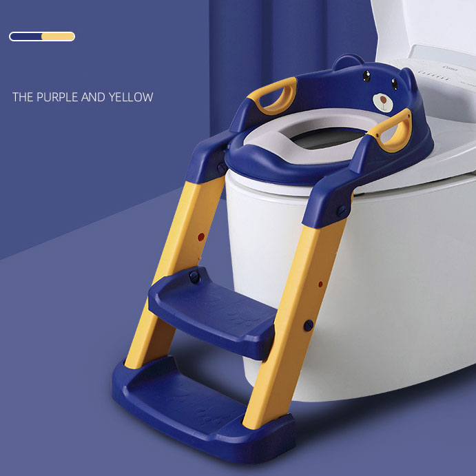 Animal Pattern Toddler Toilet Seat for Kids Potty Training 2 in 1 Anti-Slip Pad Stool