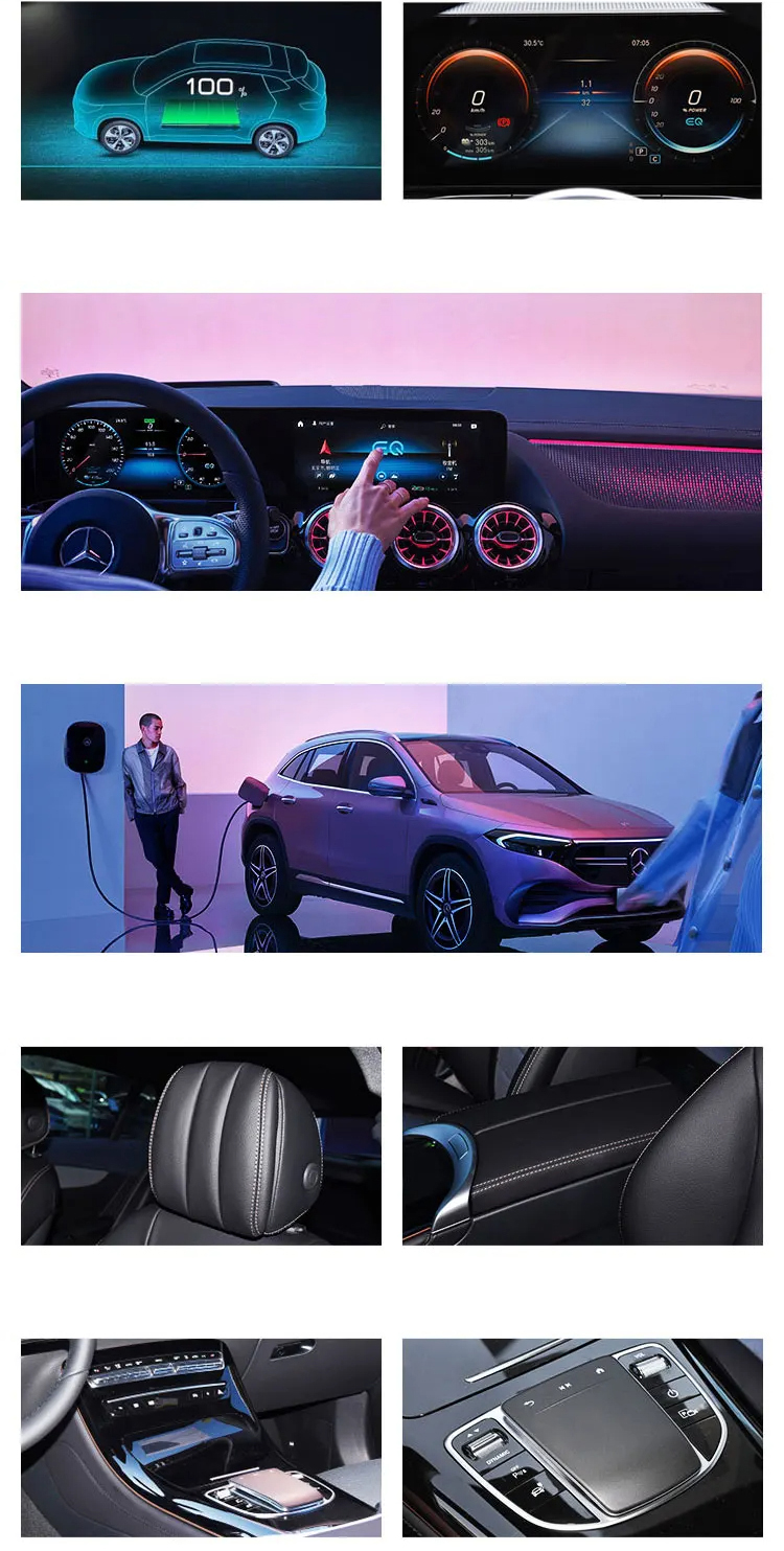 Mercedes EQB 4MATIC 260 350 5 Seats 215kw Motor 6.3s Acceleration 717km Electric Rang
