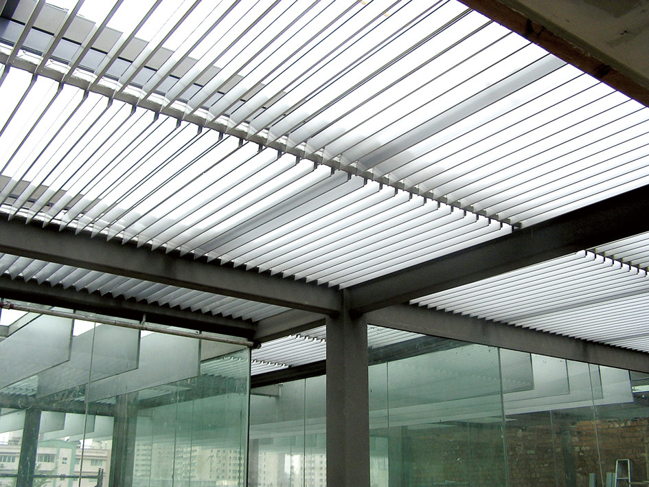 Powering Coationg Customized Aluminium Waterproof Louver System