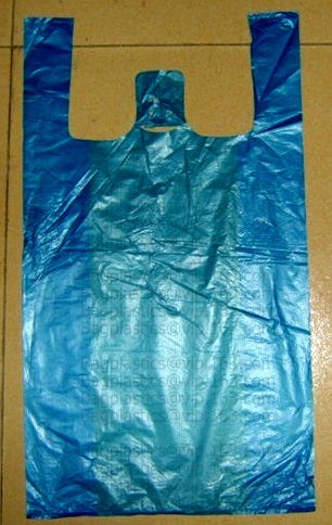 Large Plastic Grocery T-Shirt Bags - Plain White,Thank You Grocery Shopping Bags Biodegradable Reusable Recyclable Pack