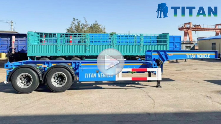 TITAN 2 Axle Gooseneck Container Trailer for Sale