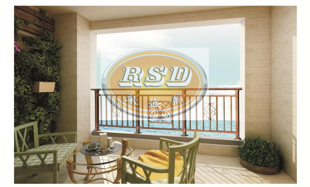 Anti Corrosion Safety Zinc Steel Railing UV Protection Aesthetic Safety Solution