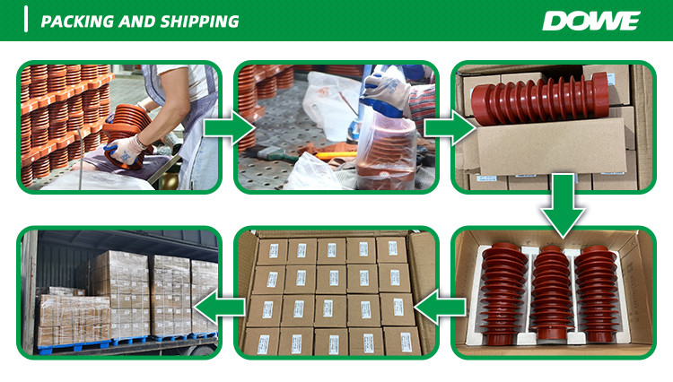 Epoxy Resin Busbar Insulator 12kv Composite Insulator 85X140