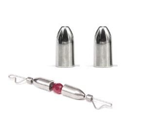 1/16 Oz Tungsten Fishing Sinker Bullet Chip Resistant Surface