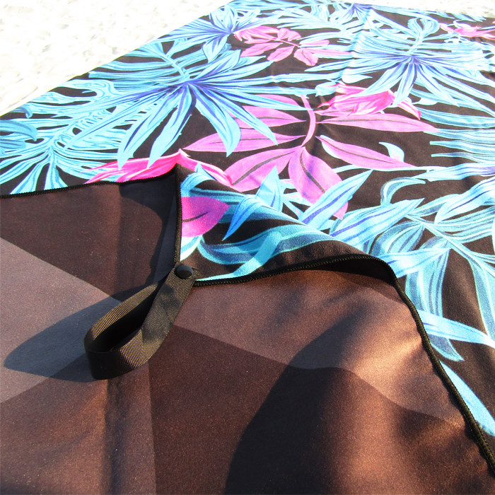 Wholesale Microfiber Beach Towel Custom Printed Sand Free Beach Towel