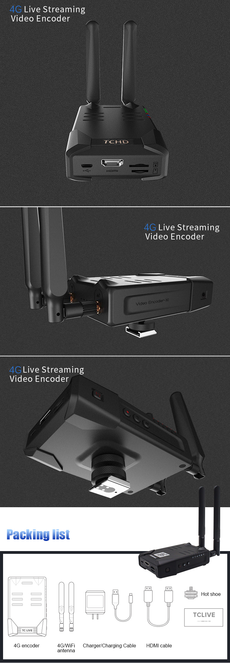 High Resolution Wireless Video Encoder for Beijing Port with Up to 1920x1080P 60fps