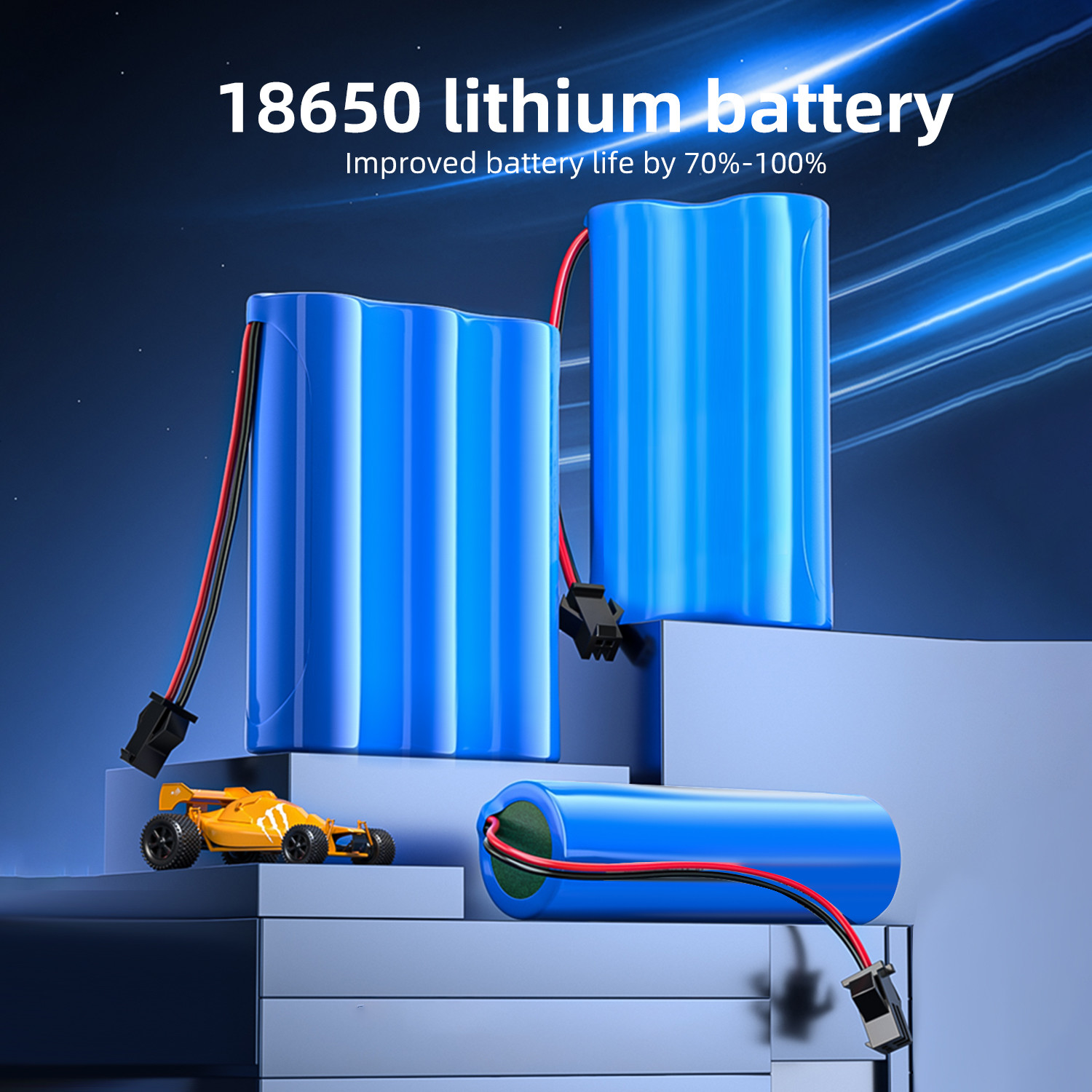 Customized 18650 Lithium Battery Pack 3.7V 7.4V 18V 36V 48V 72V 10Ah 20Ah 30Ah