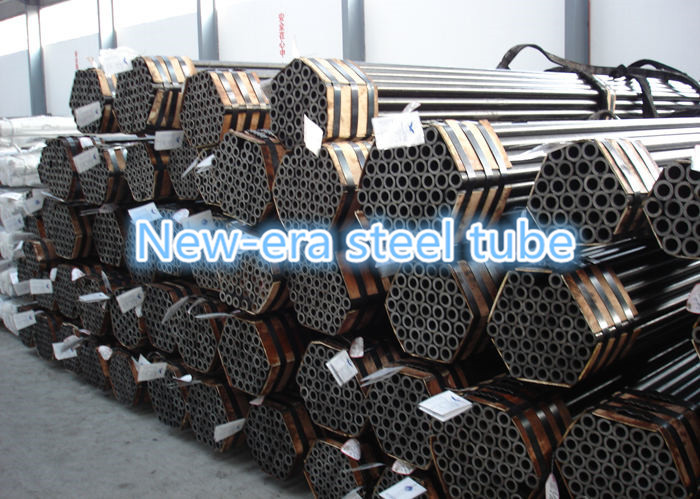 Circular Seamless Galvanized Steel Pipe , Din 1629 St52 Steel Pipe ISO 9001 Listed