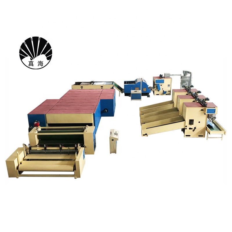 Soft Mattress Jacket Interlining Poly Wadding Production Line Machinery